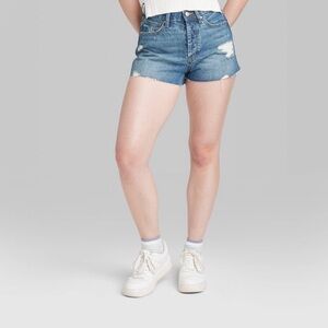 Women's Blue Denim Shorts
